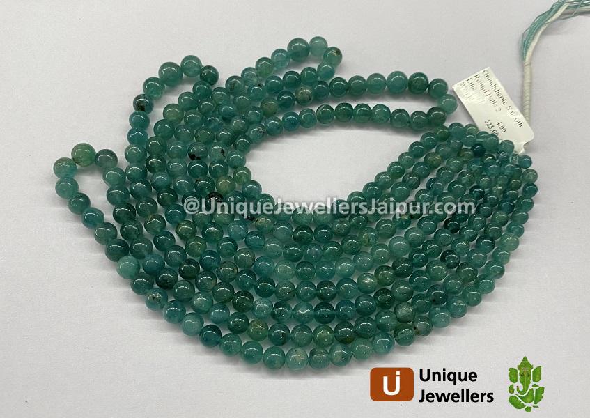 Grandidierite Smooth Round Ball Beads